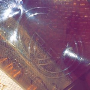 Clear Gucci medium travel bag